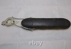 Victorian Chased Silver Spectacle Case Birmingham C1900 24cm Long