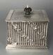 Victorian Chinese Style Silver Tea Caddy Horrace London 1889 278g Biezx