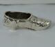 Victorian Dutch Import Sterling Silver Shoe Pin Cushion Holder