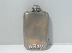 Victorian / Edwardian Sterling Silver Flask 1 Troy Ounce