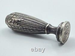 Victorian French Art Nouvea Silver Hallmarked A. Risler & Carre Wax Seal Stamp