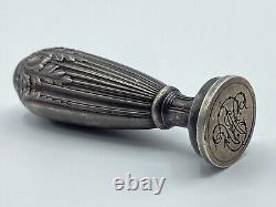 Victorian French Art Nouvea Silver Hallmarked A. Risler & Carre Wax Seal Stamp