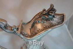Victorian French Silver & Rock Crystal Claret Jug Edmond Tetard c 1880 A666517