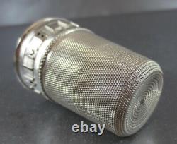 Victorian Novelty Sterling Whiskey Measure. Birm 1890 Just A Thimbleful! Cased