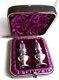 Victorian Pair Of Solid Silver Peppers / Pepperettes. Antique. Sterling. Boxed