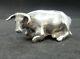 Victorian Solid Silver Cow Butter Dish Finial. London Charles & George Fox C37g