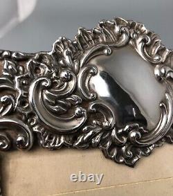 Victorian SOlid SIlver Photograph Frame Synyer & Beddoes 1899 AGZX