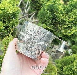 Victorian STERLING SILVER Cup Vapheio LARGE Antique CHESTER 1899 HEAVY 298g