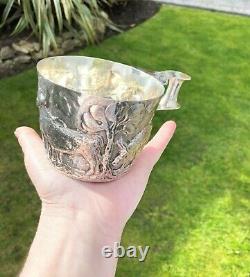 Victorian STERLING SILVER Cup Vapheio LARGE Antique CHESTER 1899 HEAVY 298g