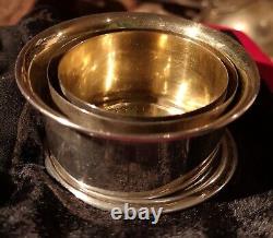 Victorian Scottish Silver gilt Stacking Cup Glasgow