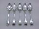 Victorian Set Of 5 Solid Silver Teaspoons By Hayne & Cater 1852 London 103g