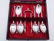 Victorian Set Of 7 Solid Silver Seal Top Spoons & Sugar Tongs 1891 London 77g