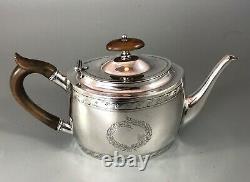 Victorian Silver Batchelors Teapot Edward Hutton London 1882 275g AHRB