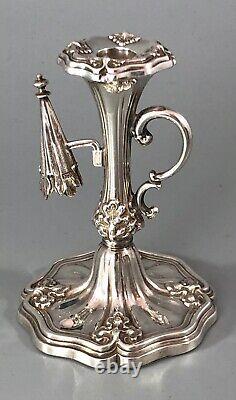 Victorian Silver Chamberstick Henry Wilkinson Sheffield 1848 93g BZX