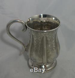Victorian Silver Christening Mug Hilliard & Thomas Birmingham 1885 110g A602017