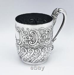 Victorian Silver Christening Mug London 1901 Mappin & Webb