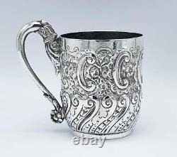 Victorian Silver Christening Mug London 1901 Mappin & Webb