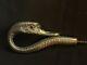 Victorian Silver Gilt Walking Stick / Parasol Handle In The Form Of A Swan. 1885