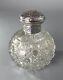 Victorian Silver & Glass Scent Bottle In The Manner Of William Comyns Ezxb