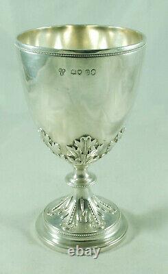 Victorian Silver Goblet Edward Charles Brown London 1868 150g 13.3cm AEZX
