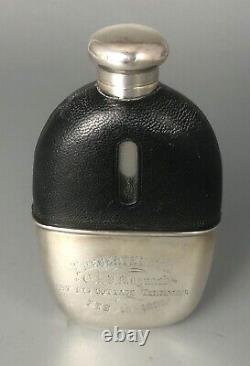 Victorian Silver Hip Flask James Dixon & Sons Sheffield 1879 ABEZX