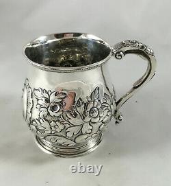 Victorian Silver Mug IB London 1804 107g FZXR