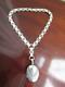 Victorian Silver Plated Collar Necklace & Solid Silver Locket