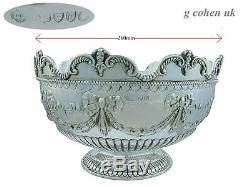 Victorian Silver Punch Bowl 1881