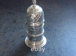 Victorian Silver Sugar Caster/Muffiner by Nathan & Hayes 1893