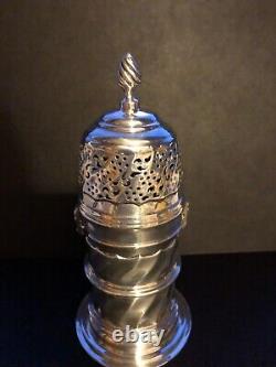 Victorian Silver Sugar Caster/Muffiner by Nathan & Hayes 1893
