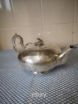 Victorian Silver Teapot Vintage