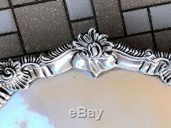 Victorian Silver Tray / Salver / Platter Edward Barnard & Sons London 1897