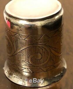 Victorian Solid SILVER Beaker / Cup C. 1896 London Hallmark Unknown Maker