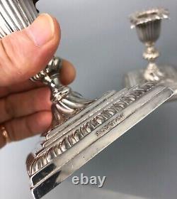 Victorian Solid Silver Candlesticks James Dixon Sheffield 1899 ADZX