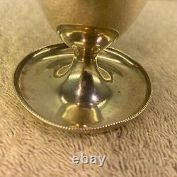 Victorian Solid Silver Egg Cup Holder Dish, Sheffield 1887