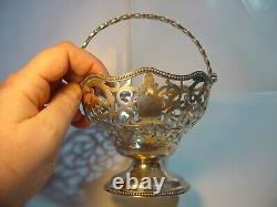 Victorian Solid Silver Intricate Basket/Bowl 193g, Beautiful & Investment