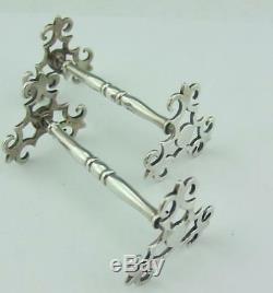 Victorian Solid Silver Knife Rests 1856