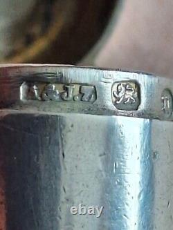 Victorian Solid Silver Larger Cheroot Holder Birmingham 1894 A &j Zimmerman Used