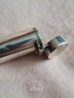 Victorian Solid Silver Larger Cheroot Holder Birmingham 1894 A &j Zimmerman Used