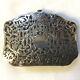 Victorian Solid Silver Open Work Filigree Inlay Coin Purse, Original Silk Lined