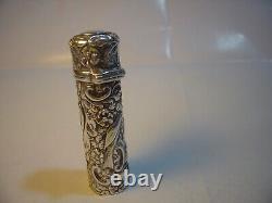 Victorian Solid Silver Perfume Bottle-Stunning Craftsmanship & Incredible Detail