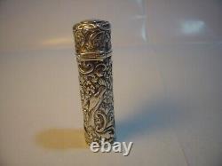 Victorian Solid Silver Perfume Bottle-Stunning Craftsmanship & Incredible Detail