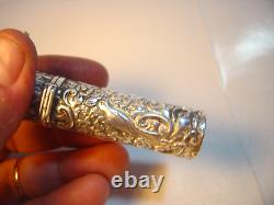 Victorian Solid Silver Perfume Bottle-Stunning Craftsmanship & Incredible Detail