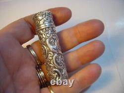 Victorian Solid Silver Perfume Bottle-Stunning Craftsmanship & Incredible Detail