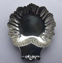 Victorian Solid Silver Shell Dish, James Deakin & Sons, Chester 1894