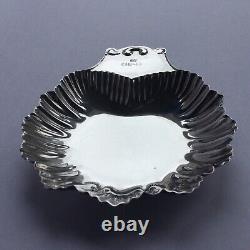 Victorian Solid Silver Shell Dish, James Deakin & Sons, Chester 1894