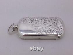 Victorian Solid Silver Sovereign & Vesta Case by Thomas Hayes 1900 B'ham 42g