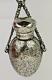 Victorian Sterling Silver Chatalaine Scent Bottle 1887