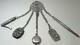 Victorian Sterling Silver Chatelaine (notebook, Pincushion, Pencil Etc)-h/m 1890