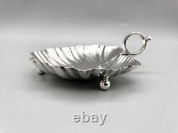 Victorian Sterling Silver Leaf Dish, Mappin & Webb, Sheffield, 1893